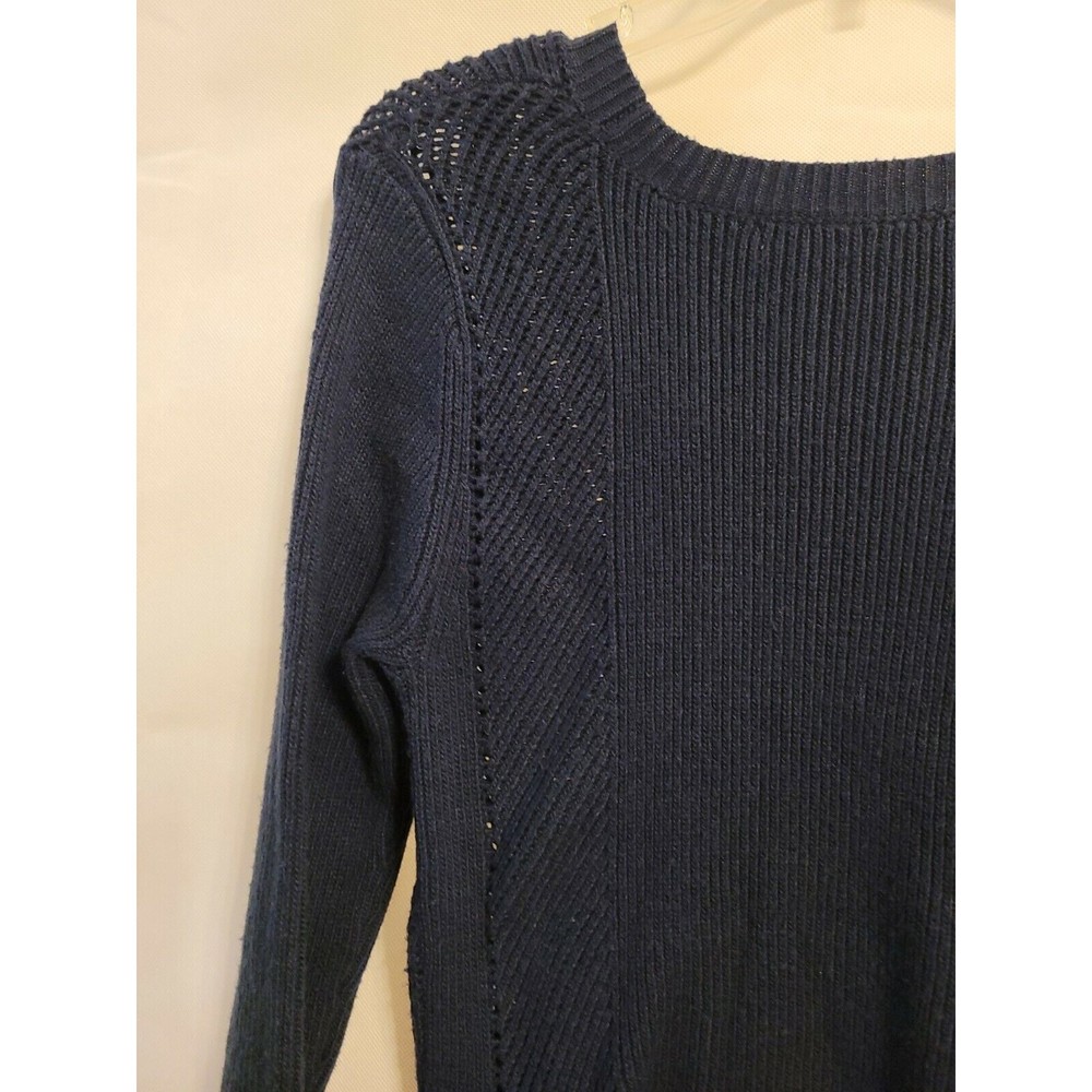Cupcakes And Cashmere Solid Blue Pullover Sweater… - image 6
